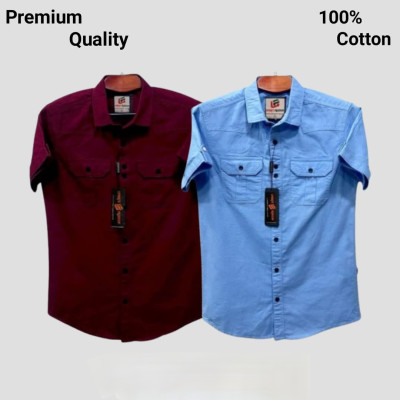 Half sleeve dubble pocket shirt