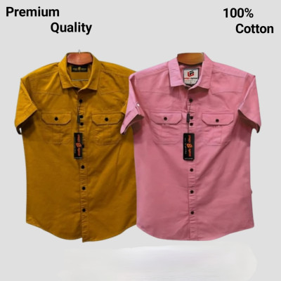 Half sleeve dubble pocket shirt