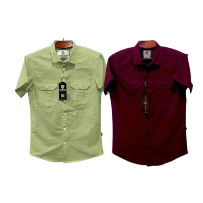 Half sleeve dubble pocket shirt