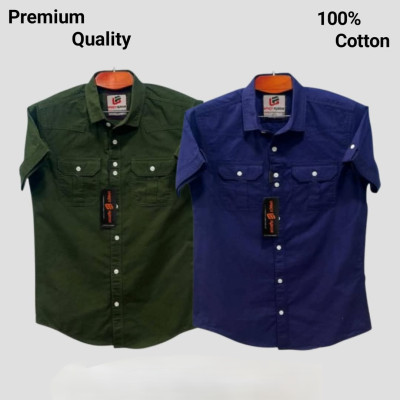 Half sleeve dubble pocket shirt