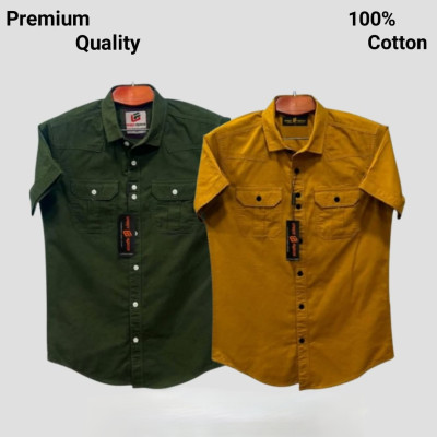 Half sleeve dubble pocket shirt