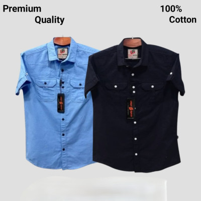 Half sleeve dubble pocket shirt
