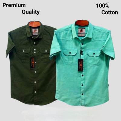 Half sleeve dubble pocket shirt