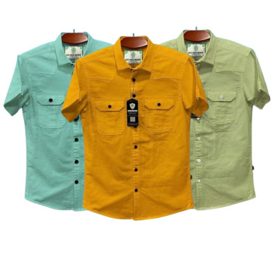 Half sleeve dubble pocket shirt