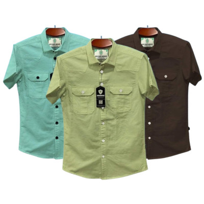Half sleeve dubble pocket shirt