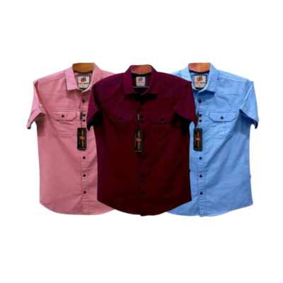 Half sleeve dubble pocket shirt