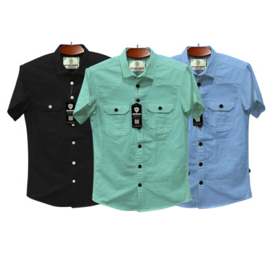 Half sleeve dubble pocket shirt