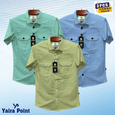 Half sleeve dubble pocket shirt