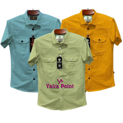 Half sleeve dubble pocket shirt