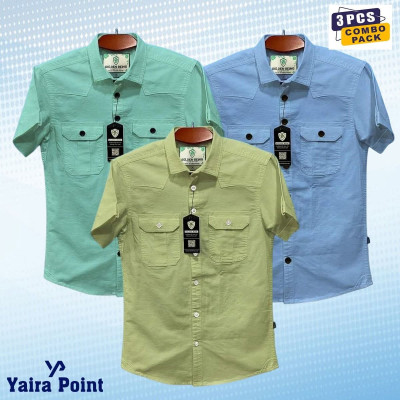 Half sleeve dubble pocket shirt